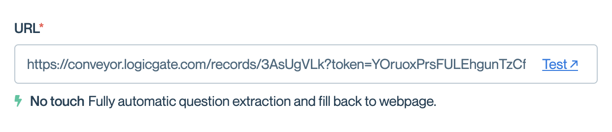 Authenticated LogicGate URL