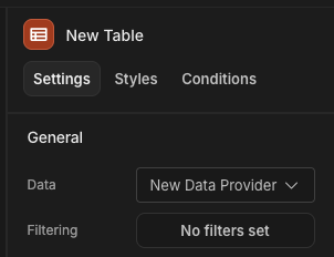 Selecting a Data Provider