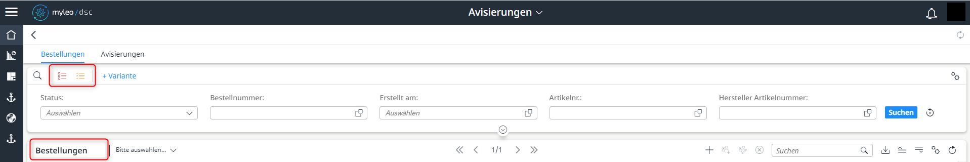 Änderungen bei der Anzeige der Anzahl der Bestellungen