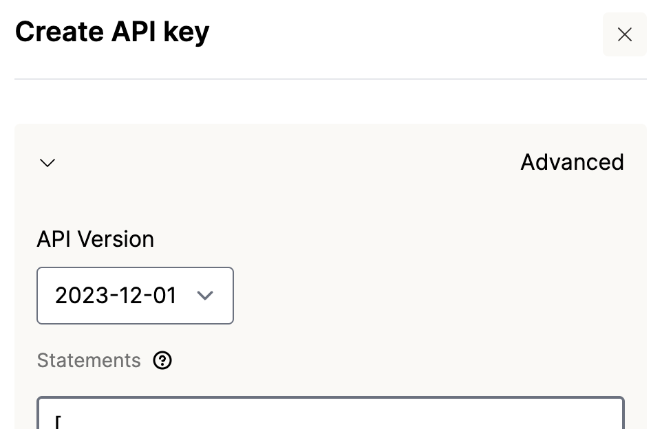 You can also create API keys on the new version in the Platform Portal. 