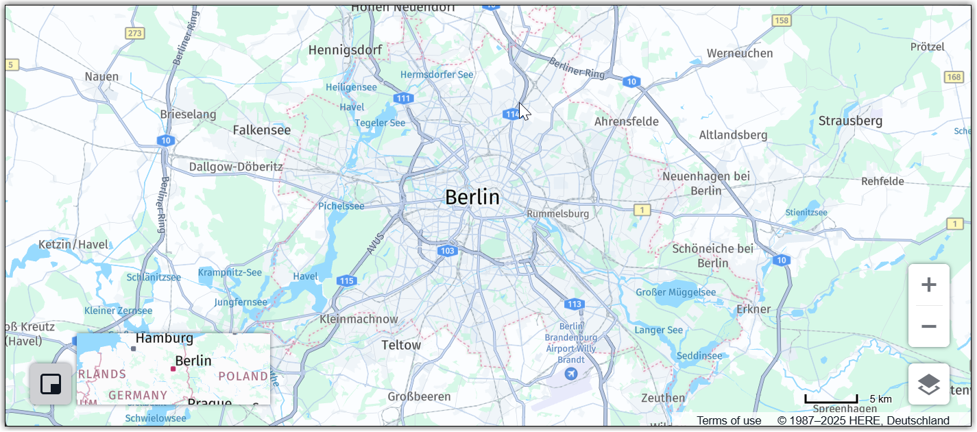 Overview UI control enabled