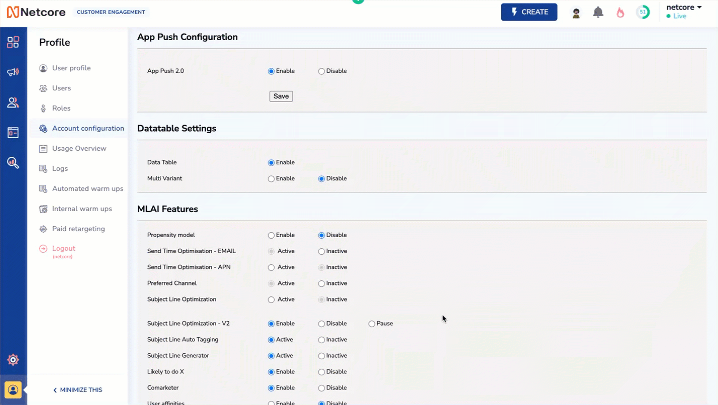 Enable Campaign Insights Feature