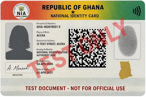 ghana-national-id-back-test.jpg Expected: authentic · Image: back