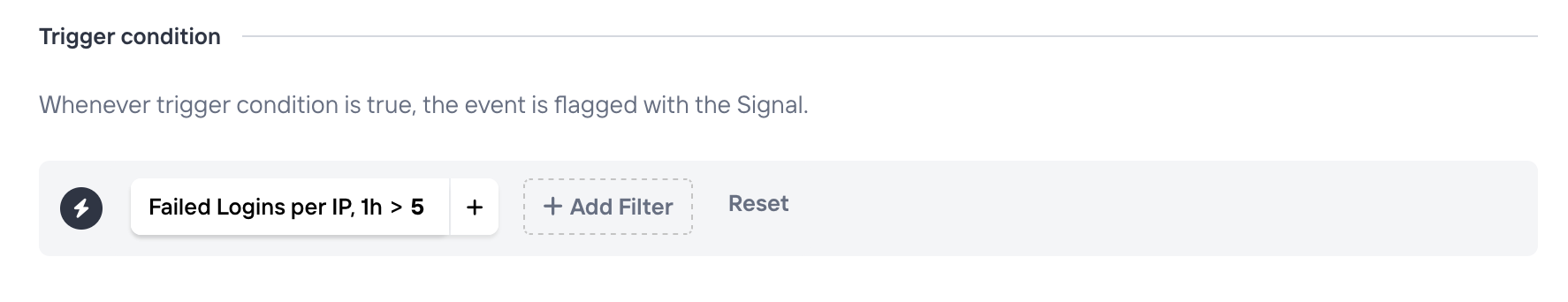 Metric in Custom Signal's trigger condition