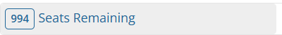 Screenshot showing updated enrollment count.