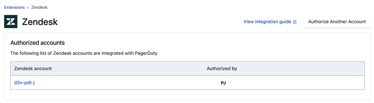 Zendesk account list