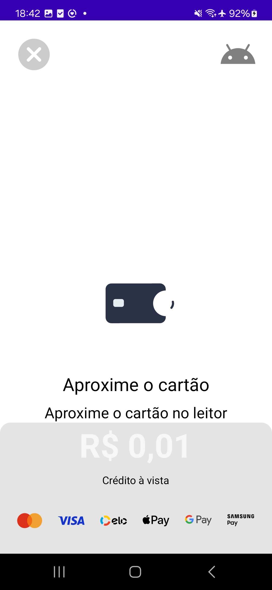 Animação posicionada no rodapé da tela sem margem