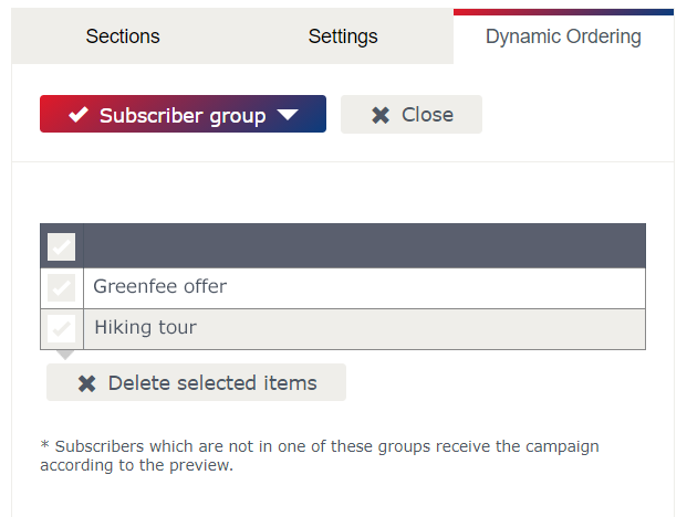 Dynamic ordering Dynamic ordering
