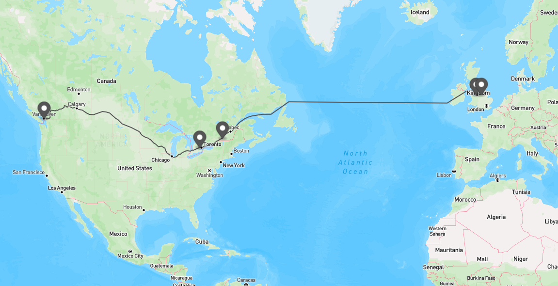 Display example with MapBox