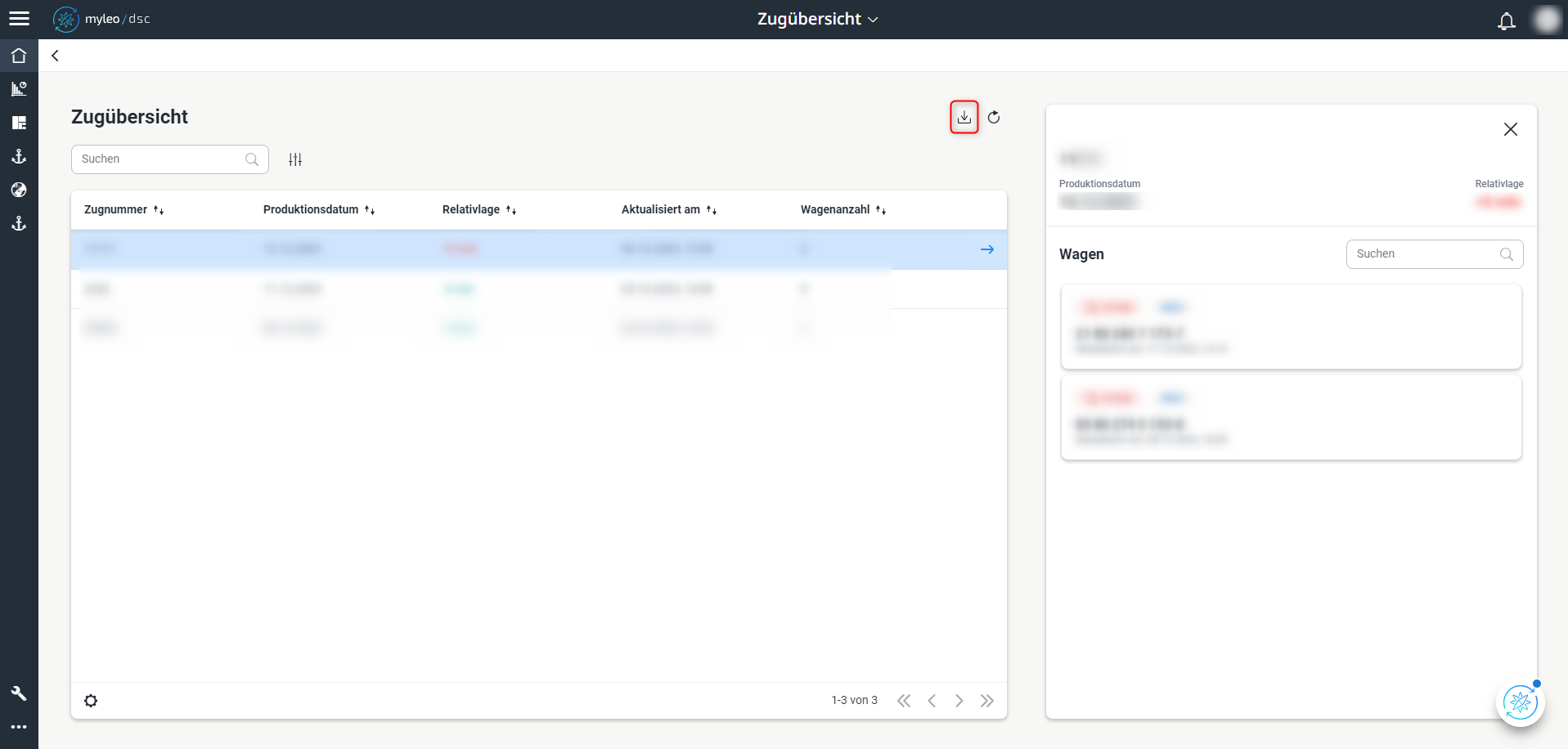 CSV Download starten