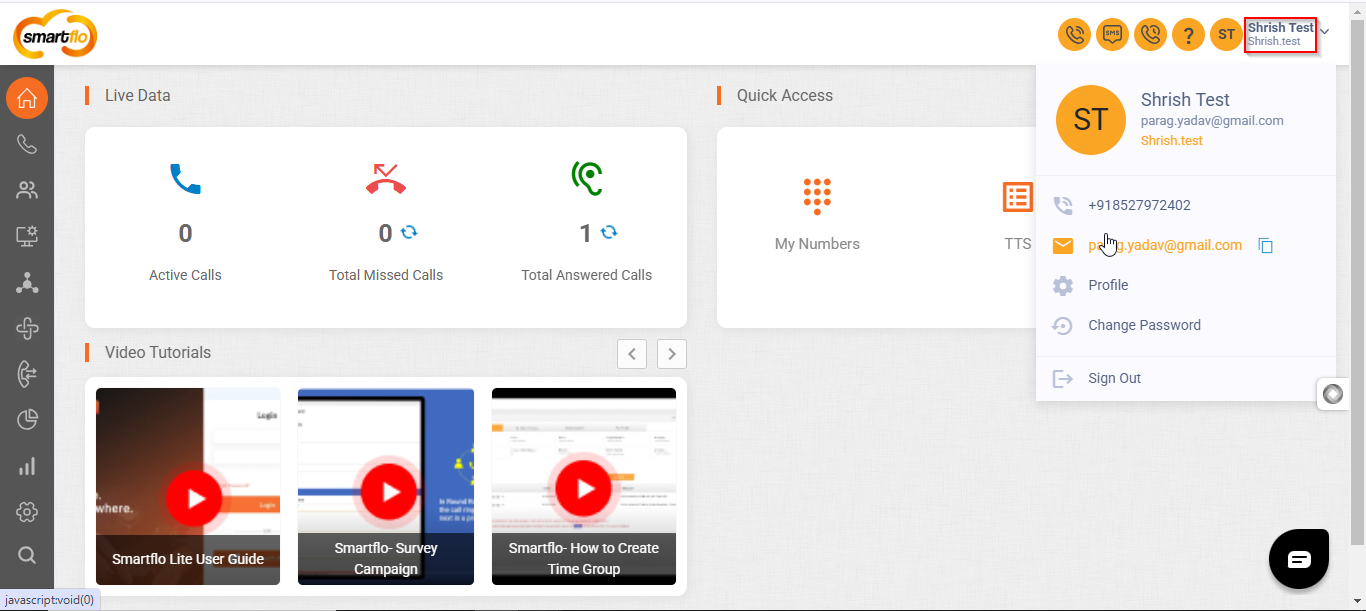 Profile Settings