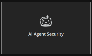 An image of the AI Agent Security tile.