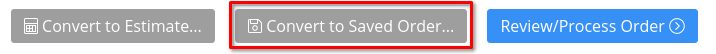 "Save" button highlighted in red; click this to save a new draft and let the customer view it.
