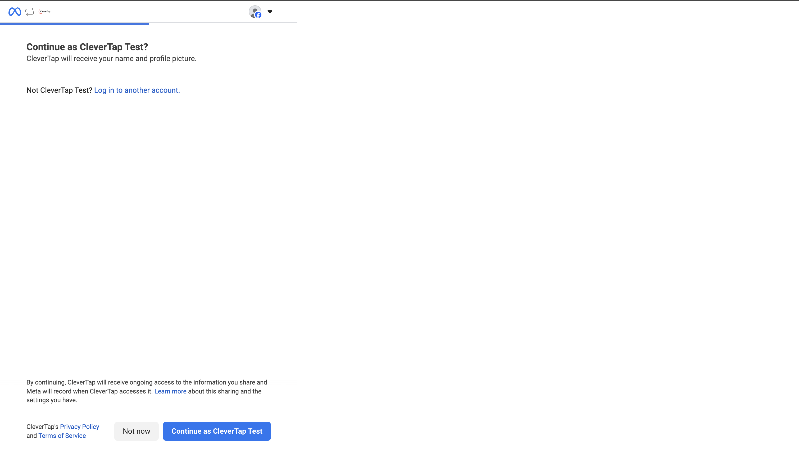 Connect CleverTap Ad Account on Facebook