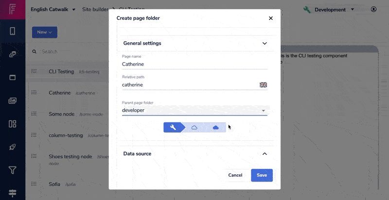 Add data source to page folder.gif