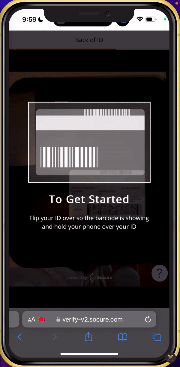 Capture App — Document Back