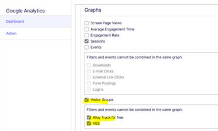 enable statistics for audiences