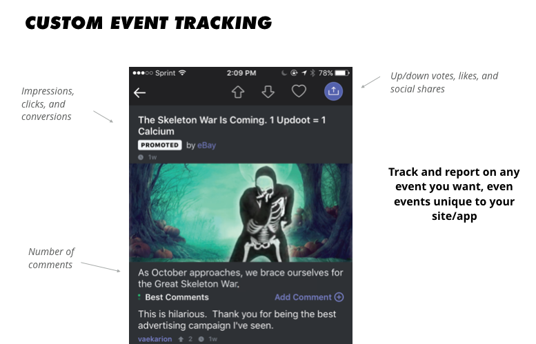 custom event tracking