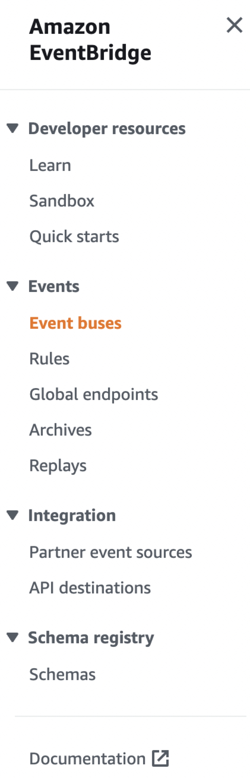 Amazon EventBridge sidebar image.