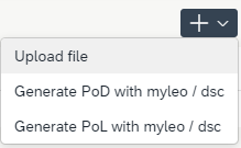Generate PoD / PoL with myleo / dsc