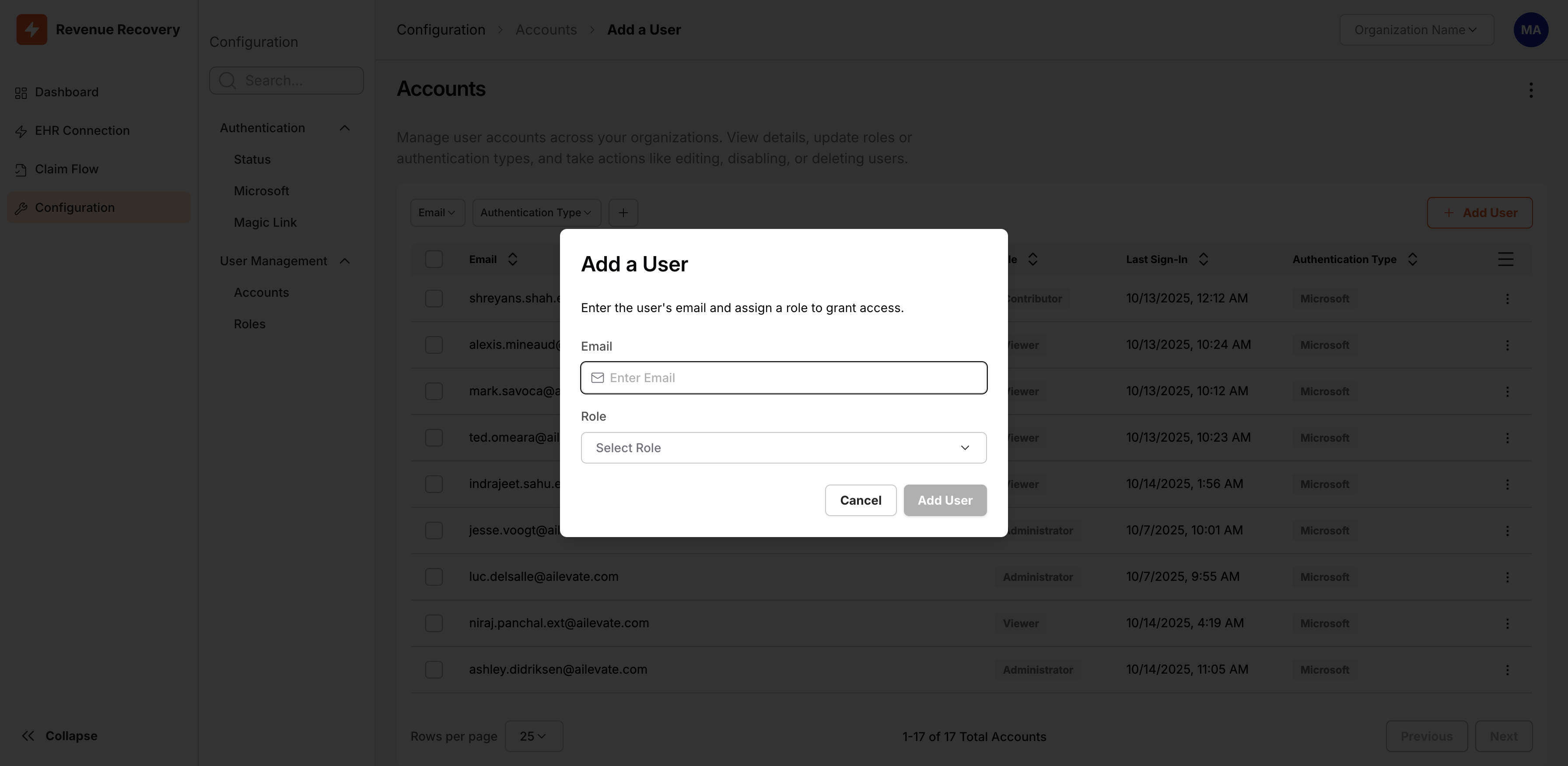 Add User Form