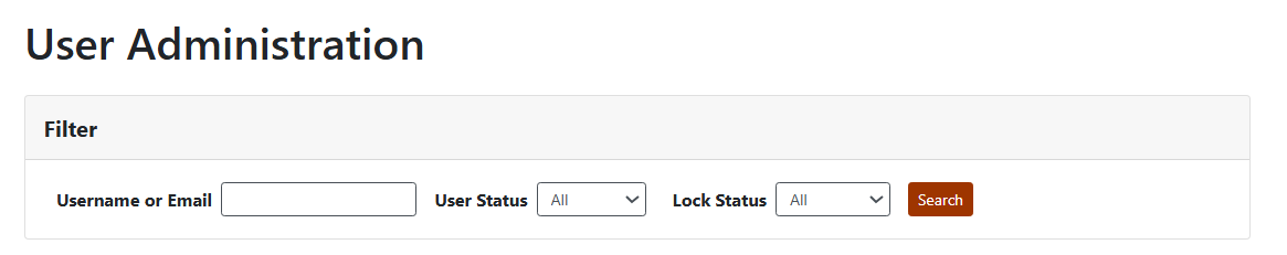 Search for Users