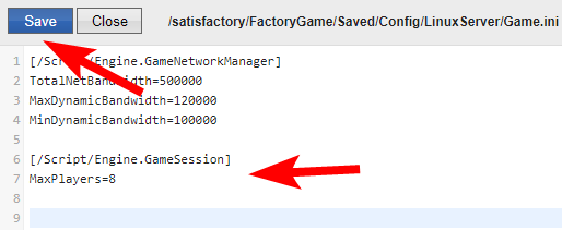 Increasing the Max Players on Your Satisfactory Server, Satisfactory