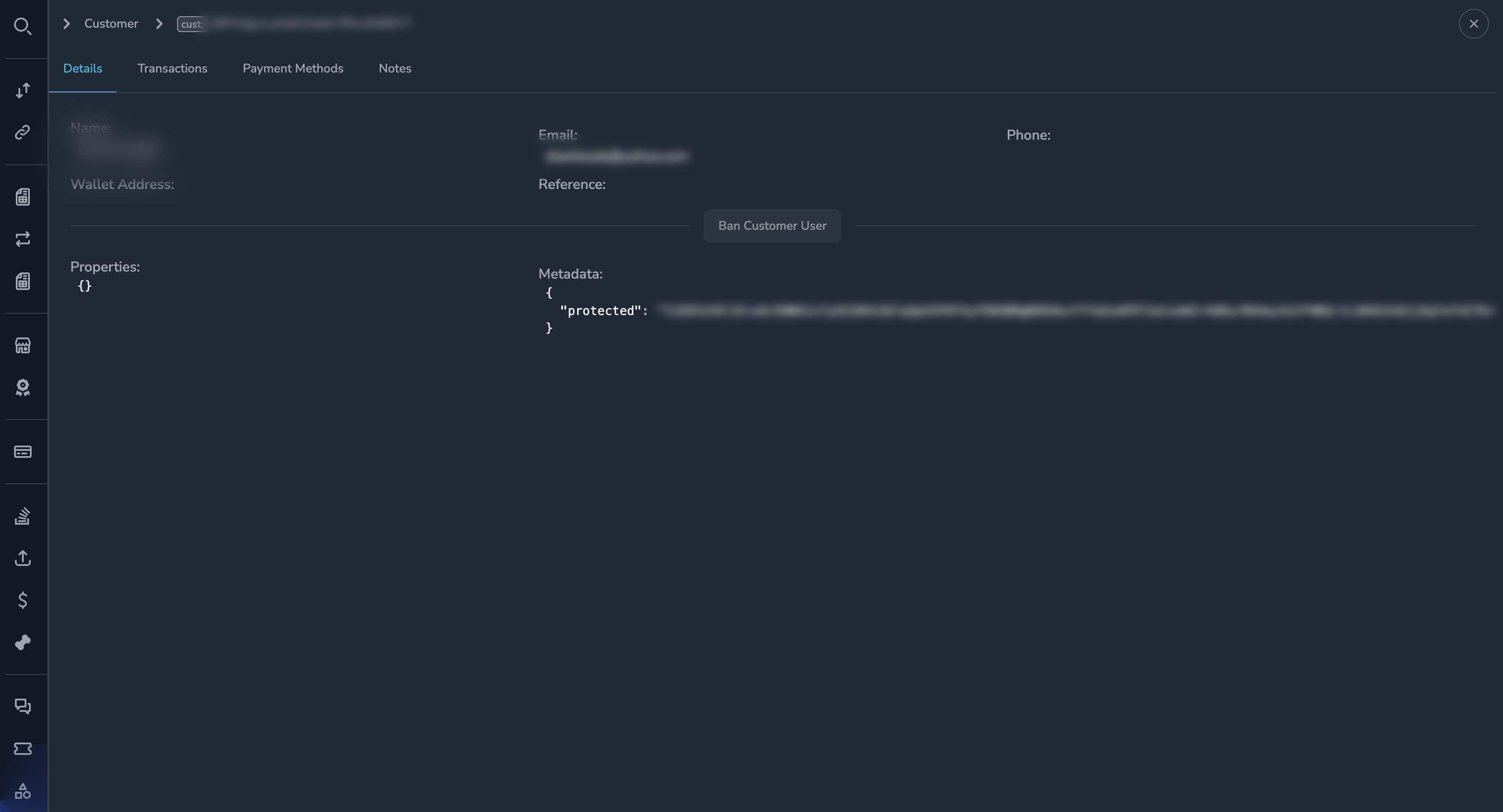 Customer profile