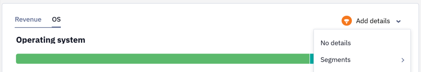 Add details option for filtering detailed statistics tabs