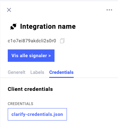 download-credentials.png Just click the `clarify-credentials.json` button to download the json file.