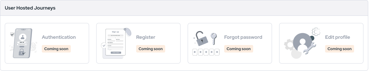 User Hosted Journey customization component - Coming soon