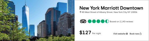 Correct integration of our aggregate bubble ratings for a hotel with a photo