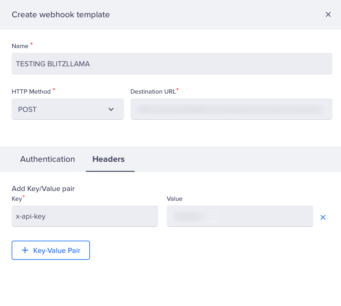Create Webhook
