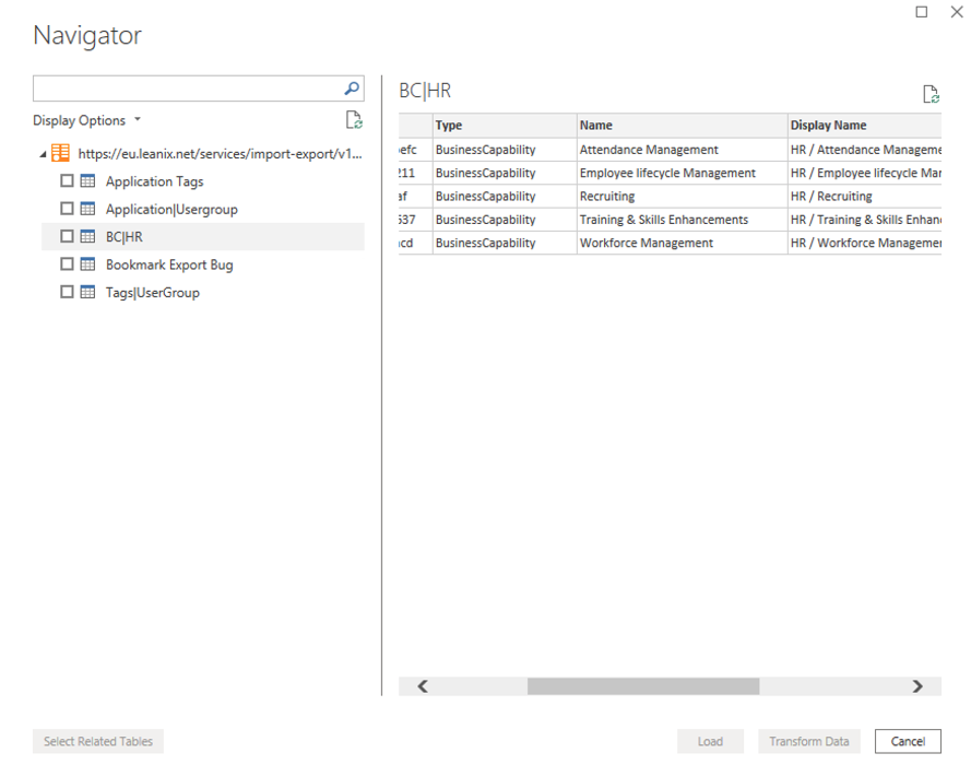 Viewing Imported Saved Searches in Power BI