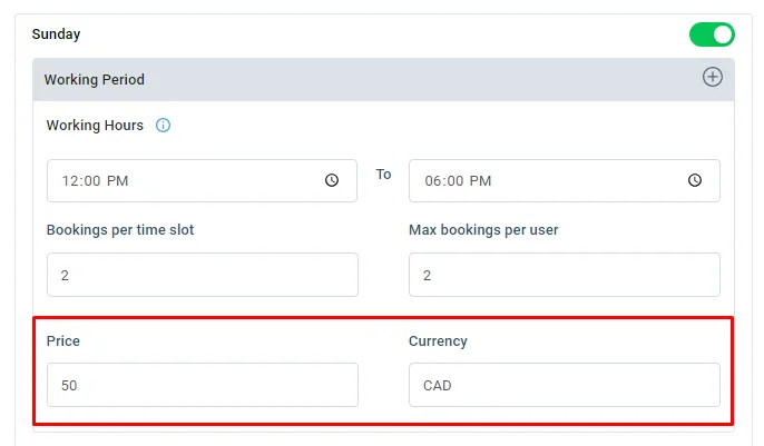 payment info in slot