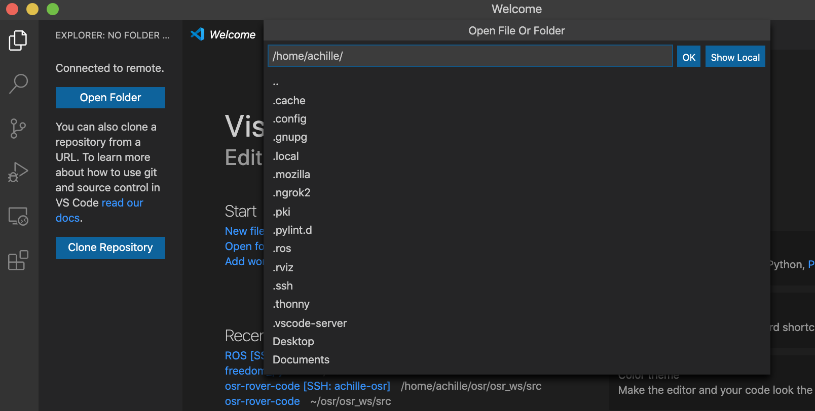 vscode ssh tunnel