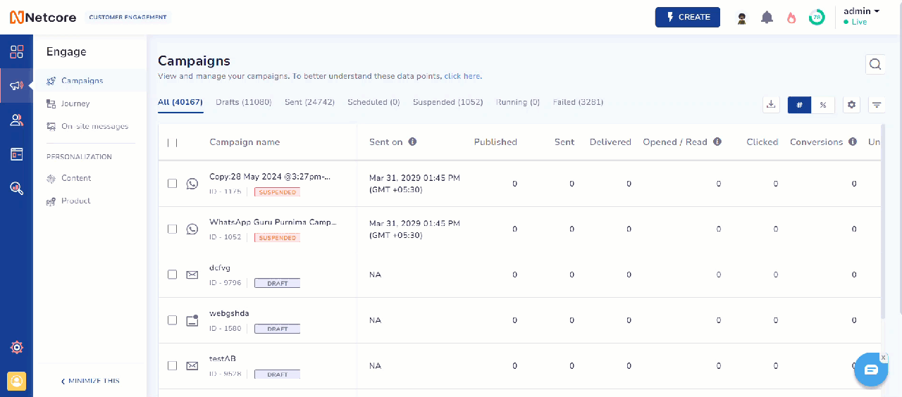 Create Content Personalization