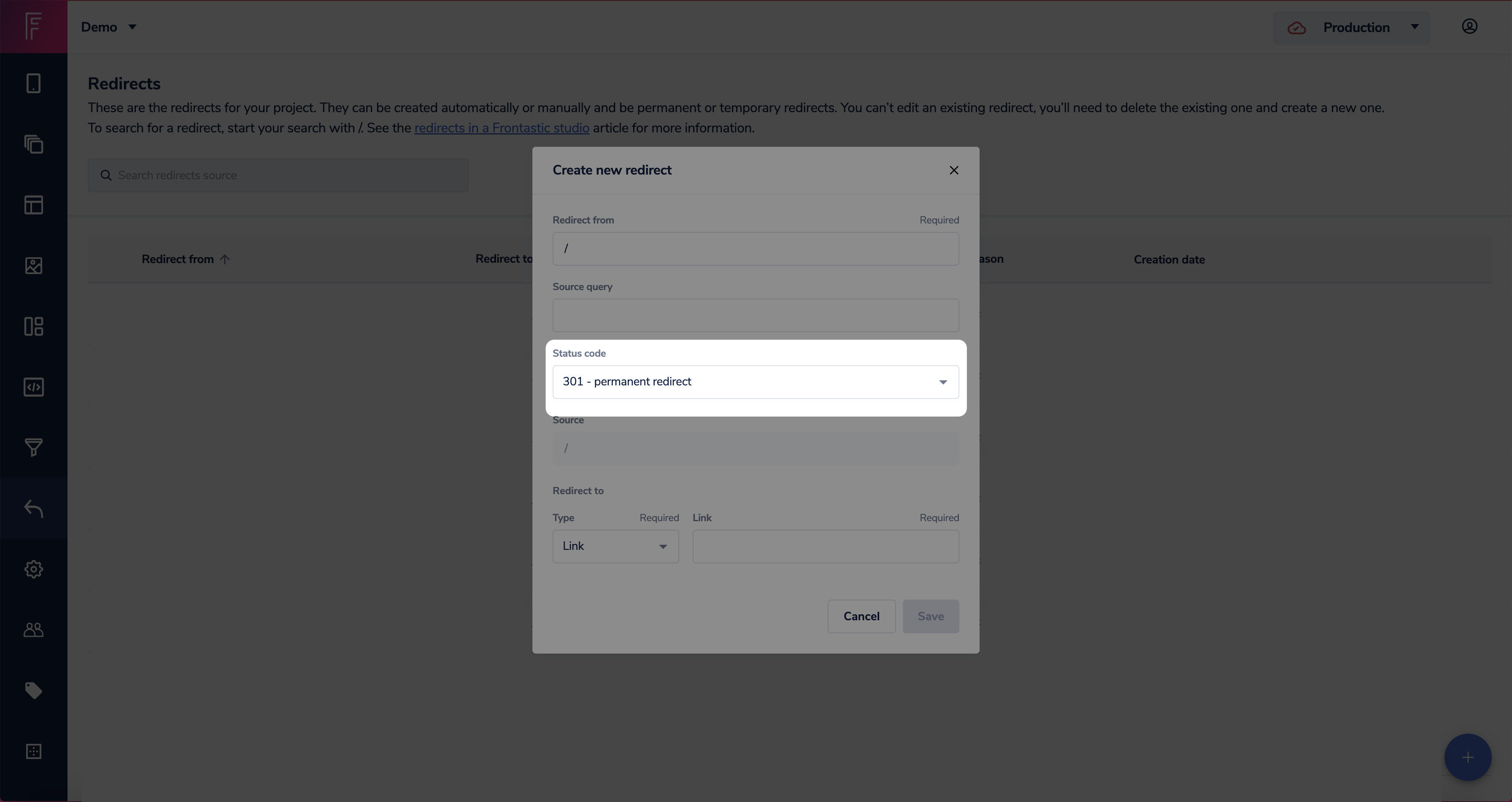 Select whether you want a temporary or permanent redirect.png