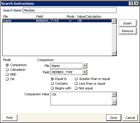 Utilities > Data Transfer Utilities > Export Utility > Edit Search Criteria > New