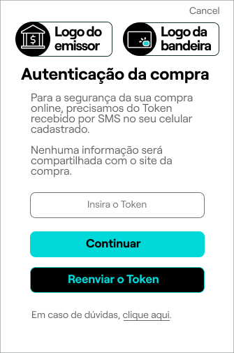 Autenticação da compra.jpg FIG: Tela de autenticação
