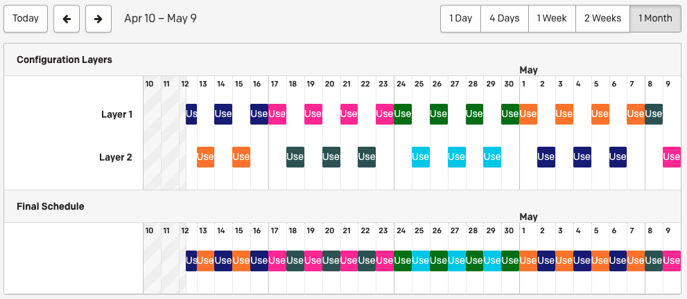 Definitions - Calendar and Scheduling