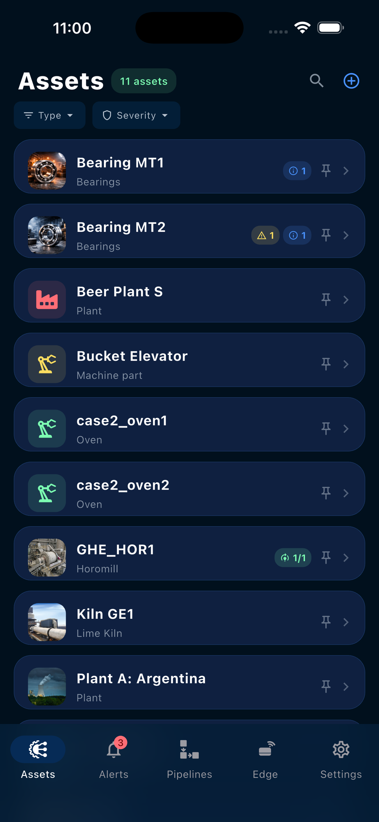 Asset list