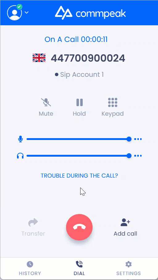 Video with reporting issues during manual calls