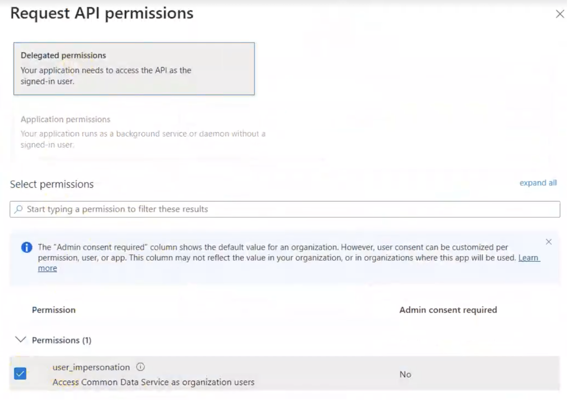 API Permissions