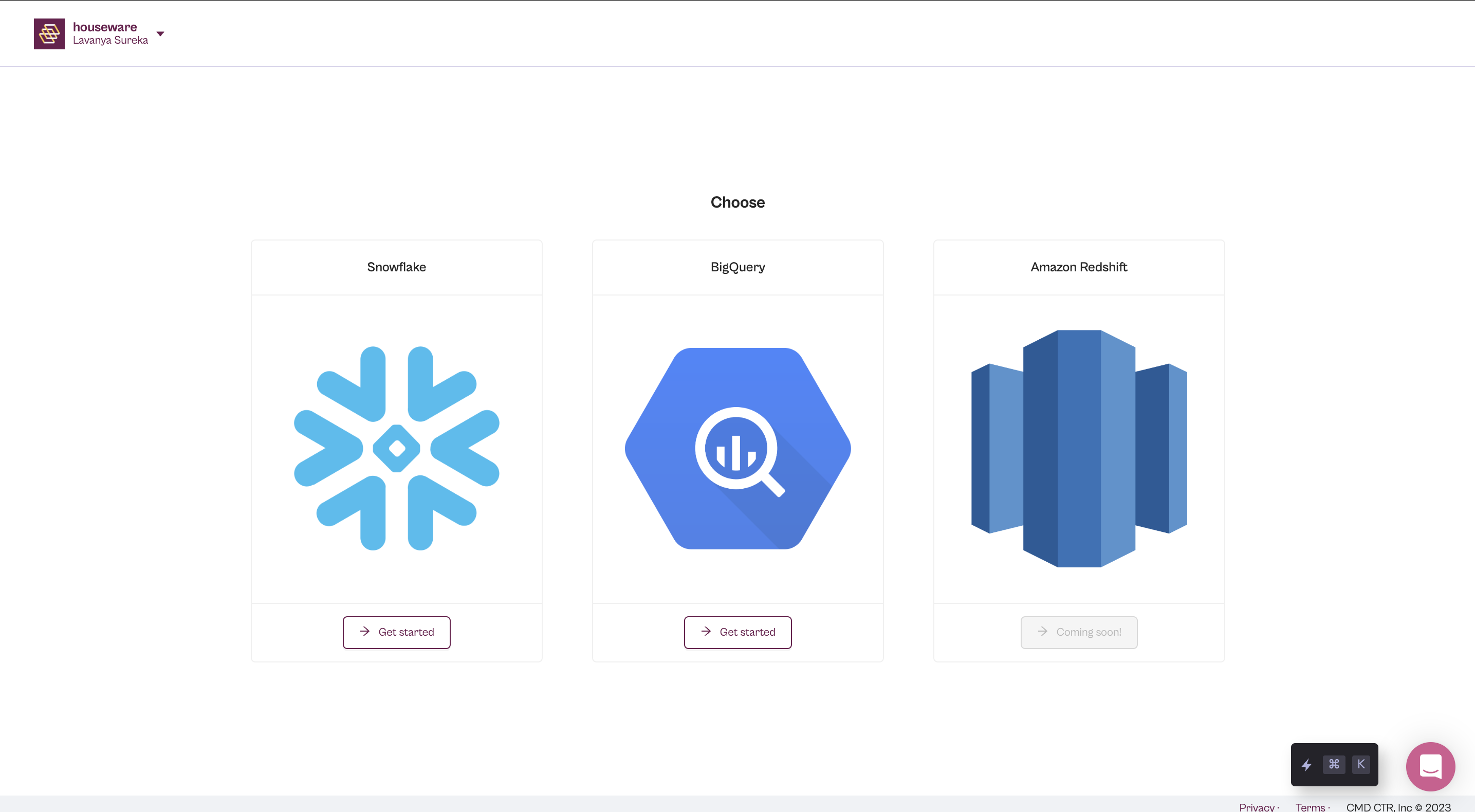 Choose your Cloud Data Warehouse