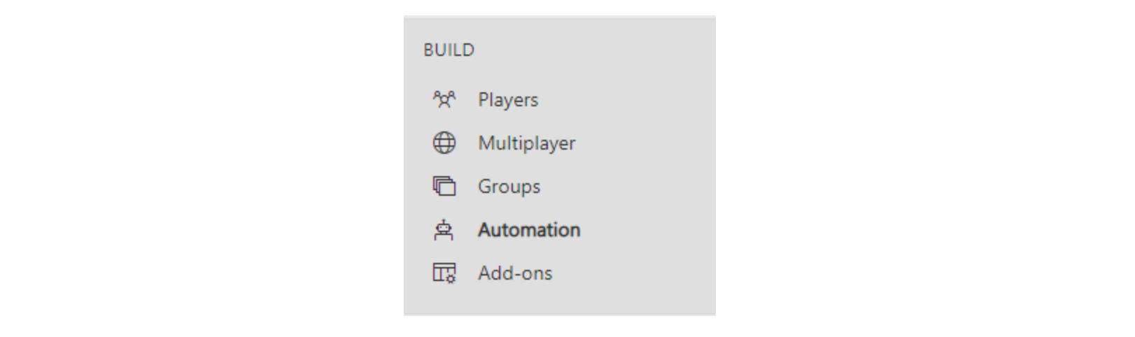 BUILD > Automation