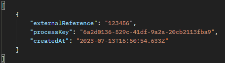 Retorno 202 ou 207 (Sucesso)