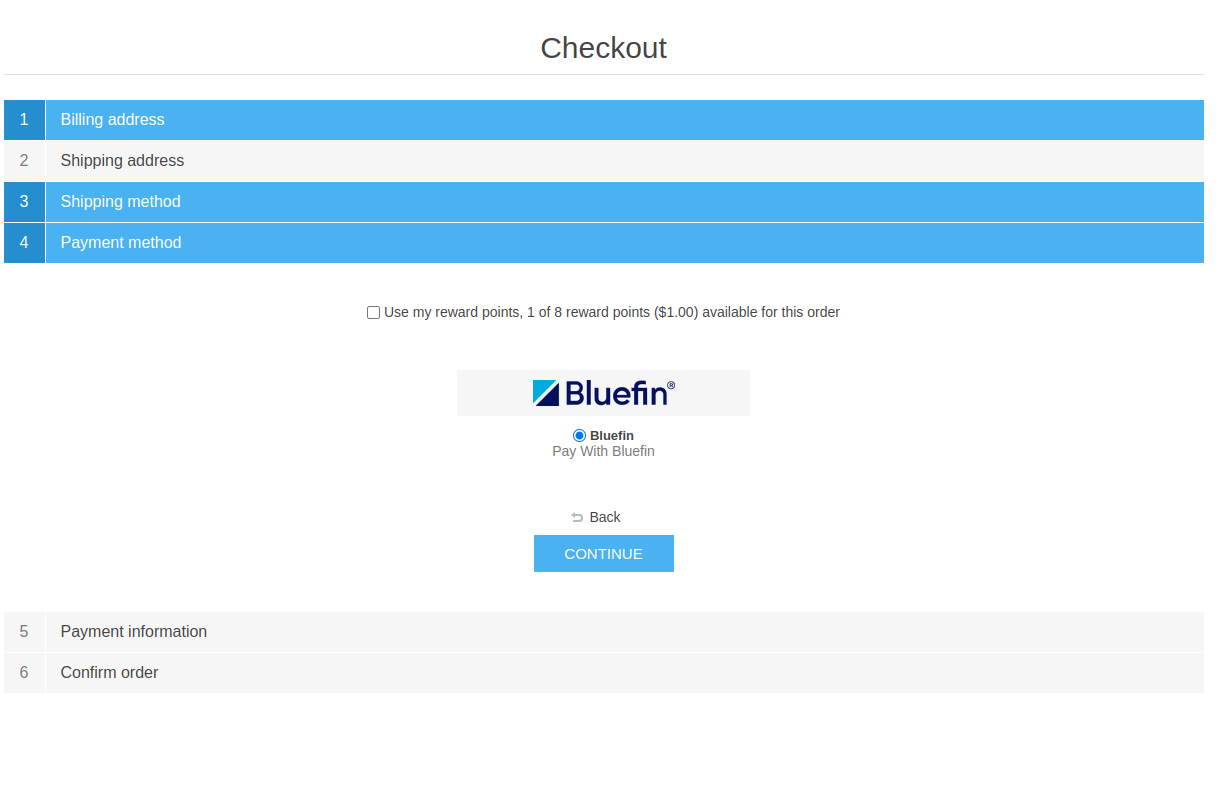 Selecting Payment Method