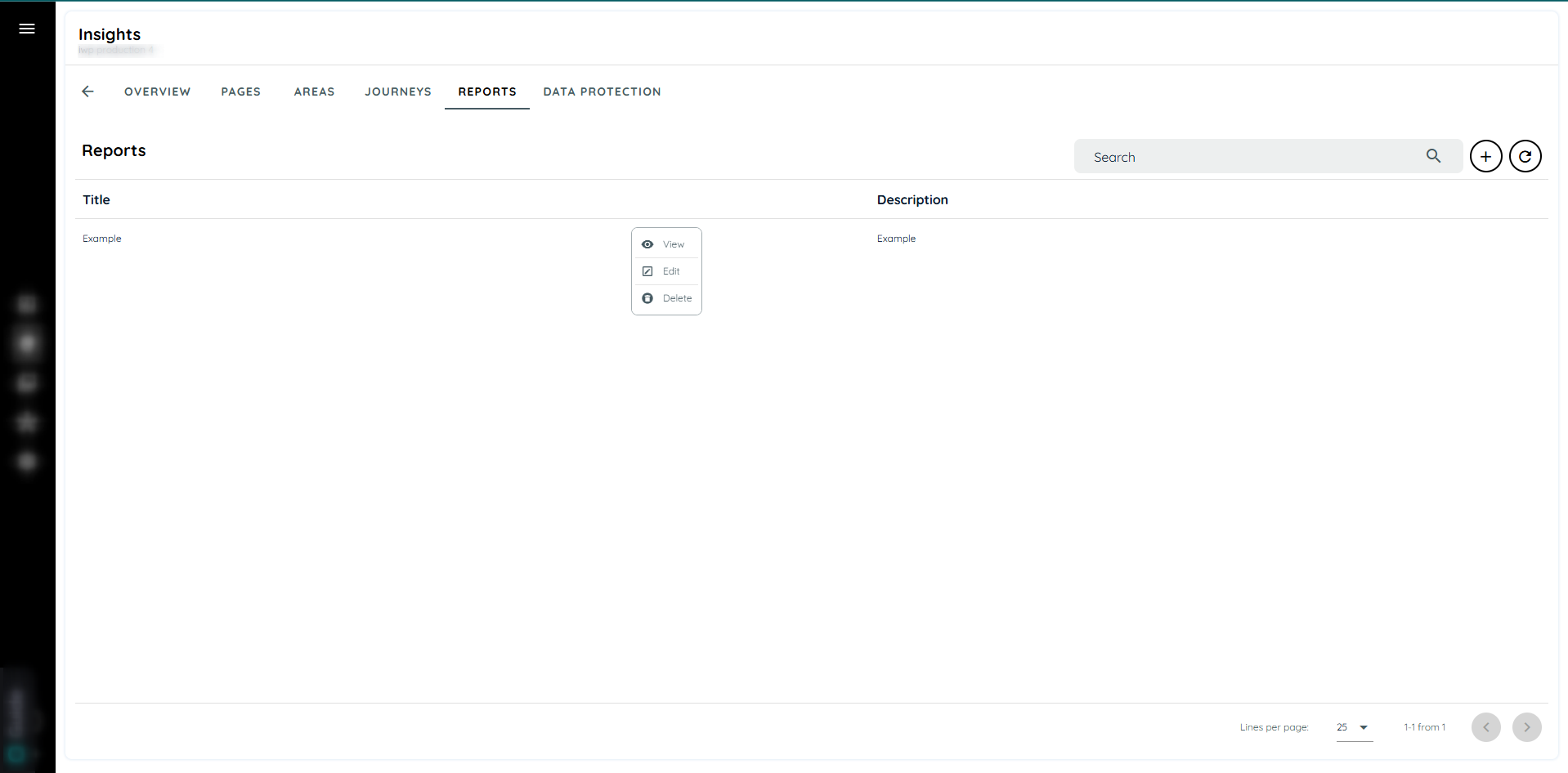 Save Report View