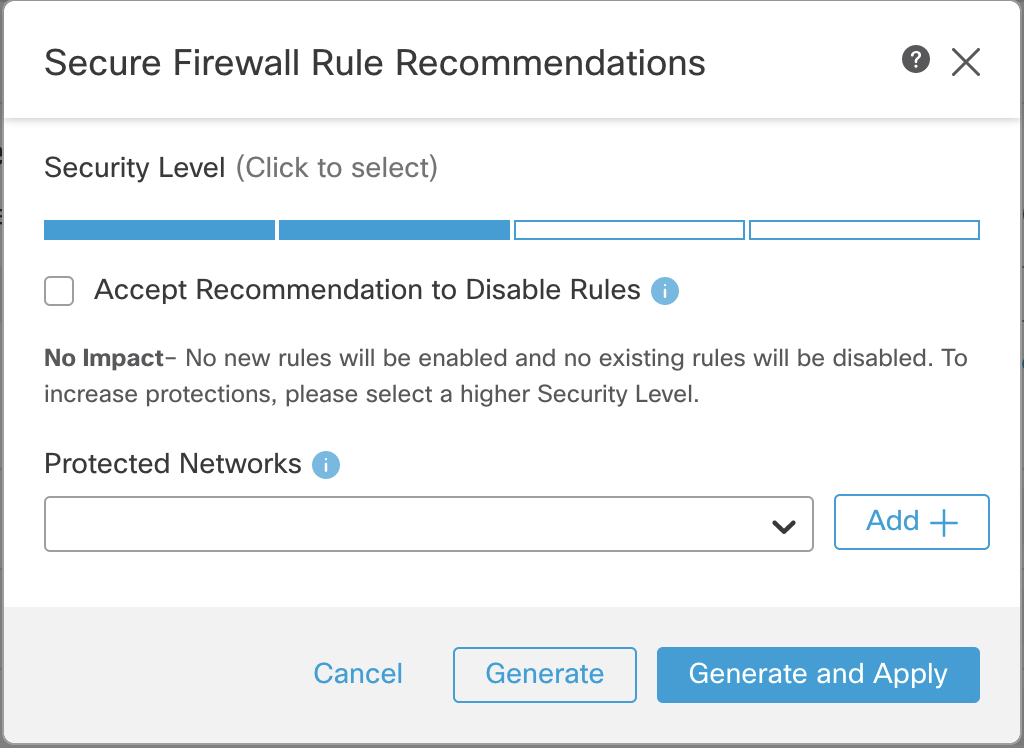 **Figure 9:** Snort 3 Firewall Rule Recommendations